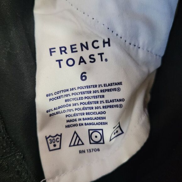 French toast size 6 slim fit black skinny pants - Picture 3 of 6